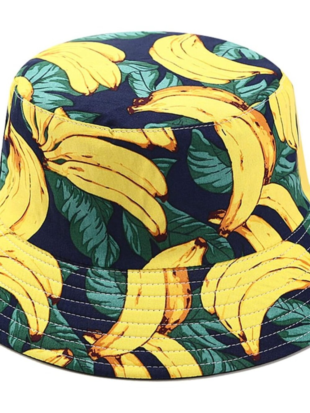 Unisex Print Double-Side-Wear Reversible Bucket Hat